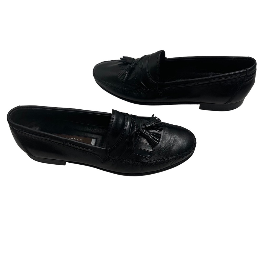 Johnston & Murphy Men's Leather Tassel Loafers‎ Dress Shoes Made in Italy Size 9